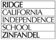 RIDGE CALIFORNIA INDEPENDENCE SCHOOL ZINFANDEL