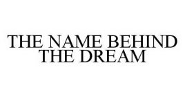 THE NAME BEHIND THE DREAM