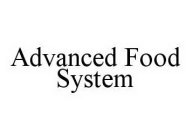 ADVANCED FOOD SYSTEM