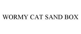 WORMY CAT SAND BOX