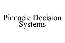 PINNACLE DECISION SYSTEMS
