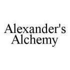 ALEXANDER'S ALCHEMY