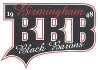 BIRMINGHAM 1948 BBB BLACK BARONS