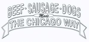 BEEF SAUSAGE DOGS MADE THE CHICAGO WAY