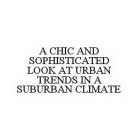 A CHIC AND SOPHISTICATED LOOK AT URBAN TRENDS IN A SUBURBAN CLIMATE