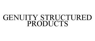 GENUITY STRUCTURED PRODUCTS