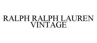 RALPH RALPH LAUREN VINTAGE