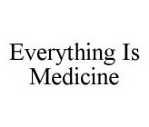 EVERYTHING IS MEDICINE