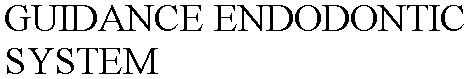 GUIDANCE ENDODONTIC SYSTEM