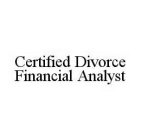 CERTIFIED DIVORCE FINANCIAL ANALYST