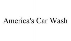 AMERICA'S CAR WASH