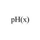 PH(X)