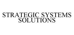 STRATEGIC SYSTEMS SOLUTIONS
