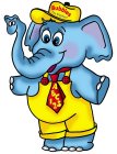 BUBBLES THE ELEPHANT ABC 123