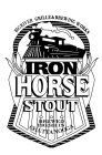 BIG RIVER GRILLE & BREWING WORKS IRON HORSE STOUT BREWED FRESH IN CHATTANOOGA