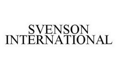 SVENSON INTERNATIONAL