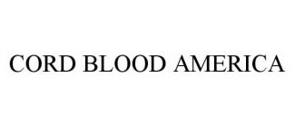 CORD BLOOD AMERICA