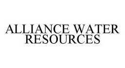 ALLIANCE WATER RESOURCES