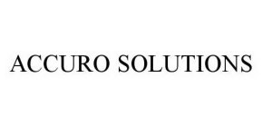 ACCURO SOLUTIONS