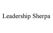 LEADERSHIP SHERPA