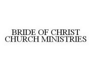 BRIDE OF CHRIST CHURCH MINISTRIES