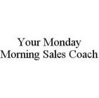 YOUR MONDAY MORNING SALES COACH