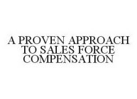 A PROVEN APPROACH TO SALES FORCE COMPENSATION