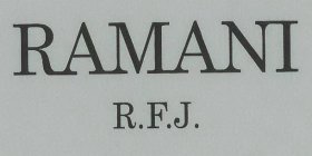 RAMANI R.F.J.