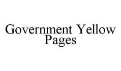 GOVERNMENT YELLOW PAGES