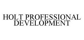 HOLT PROFESSIONAL DEVELOPMENT