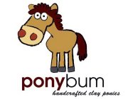 PONYBUM HANDCRAFTED CLAY PONIES