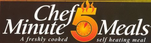 CHEF 5 MINUTE MEALS A FRESHLY COOKED SELF HEATING MEAL