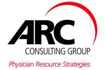 ARC CONSULTING GROUP PHYSICIAN RESOURCE STRATEGIES