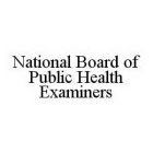 NATIONAL BOARD OF PUBLIC HEALTH EXAMINERS