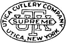 UTK SUPREME UTICA CUTLERY COMPANY UTICA, NEW YORK