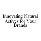 INNOVATING NATURAL ACTIVES FOR YOUR BRANDS
