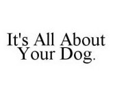 IT'S ALL ABOUT YOUR DOG.