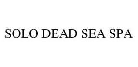 SOLO DEAD SEA SPA