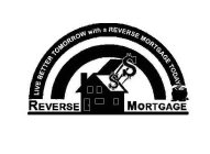 LIVE BETTER TOMORROW WITH A REVERSE MORTGAGE TODAY REVERSE MORTGAGE $$