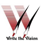 W WRITE THE VISION