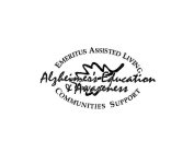 EMERITUS ASSISTED LIVING COMMUNITIES SUPPORT ALZHEIMER'S EDUCATION & AWARENESS