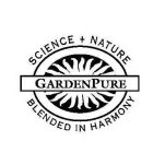 GARDENPURE SCIENCE + NATURE BLENDED IN HARMONY