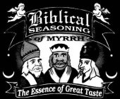 BIBLICAL SEASONING OF MYRRH THE ESSENCE OF GREAT TASTE