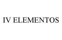 IV ELEMENTOS