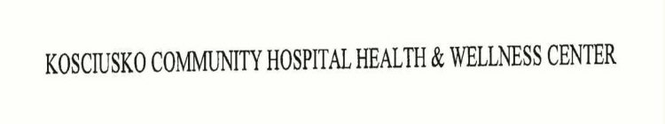 KOSCIUSKO COMMUNITY HOSPITAL HEALTH & WELLNESS CENTER