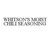 WHITSON'S MOIST CHILI SEASONING