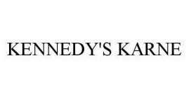 KENNEDY'S KARNE