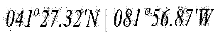 041º 27.32'N | 081 º 56.87'W