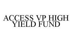 ACCESS VP HIGH YIELD FUND