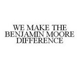 WE MAKE THE BENJAMIN MOORE DIFFERENCE